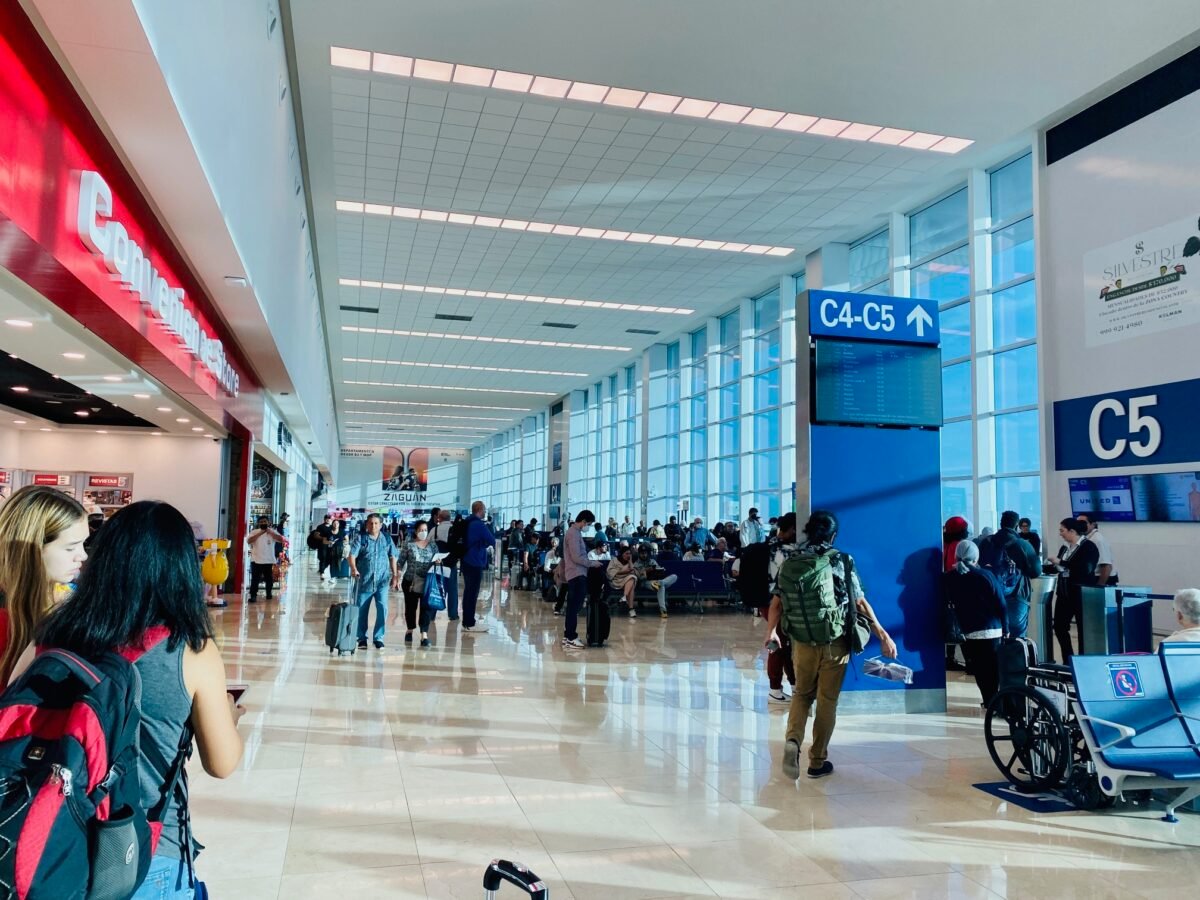 Merida Mexico International Airport Gate area