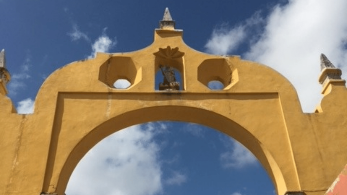 San Juan arch in Merida Mexico