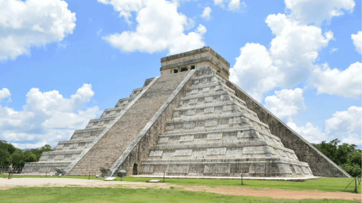 Chichen Itza in Mexico is located close to the Merida to Cancun Highway