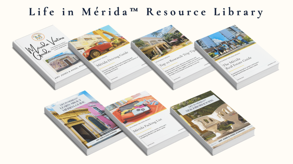 image of the Life in Mérida™ resource library for visitors,residents, and future residents of Mérida